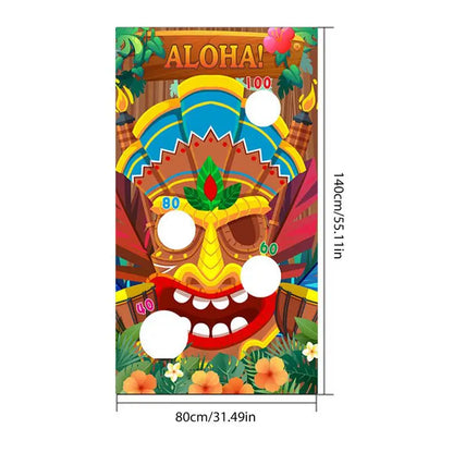 Bean Bags For Tossing Corn Hole Games With Hawaiian Sand Summer Theme Funny Sandbag Toss With Sandbags For Party Engages Kids &